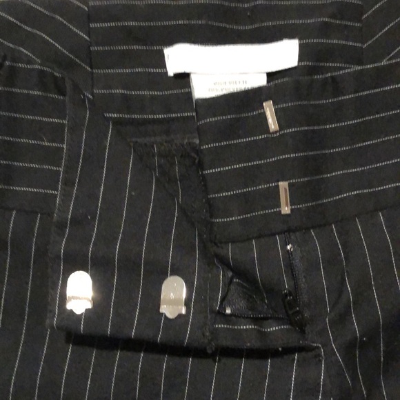 Pinstripe Capris with Lace-up Corset Back - Picture 4 of 6